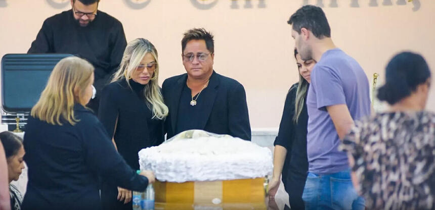 Mãe de Leonardo é enterrada em Goiânia