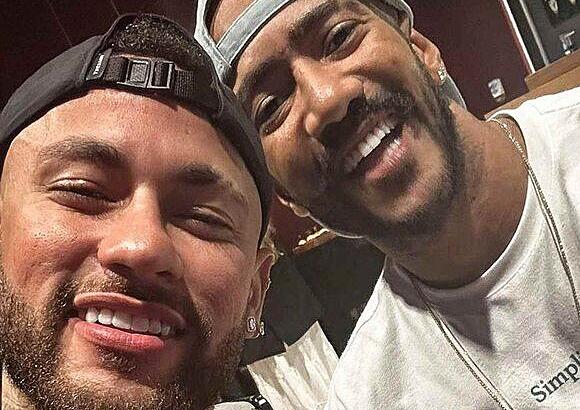 Ricardo Alface postou foto ao lado de Neymar