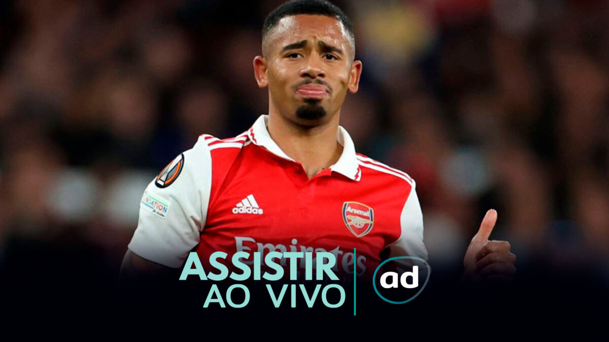 Arte de onde assistir ao jogo Liverpool x Arsenal, pela Premier League