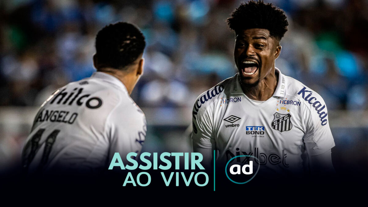 Arte de onde assistir ao jogo Santos x Audax Italiano, pela Sul-Americana
