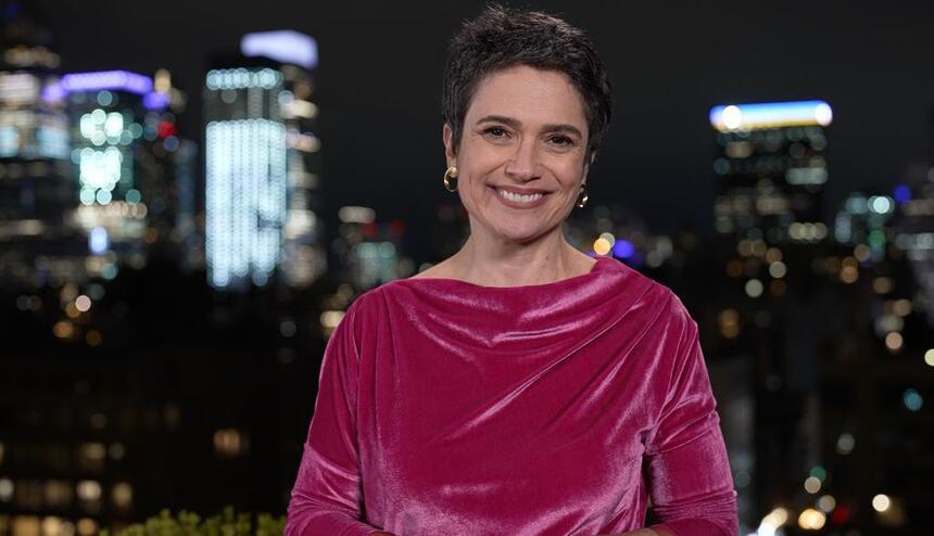 Sandra Annenberg gravou abertura do Globo Repórter especial sobre viagens em Nova York