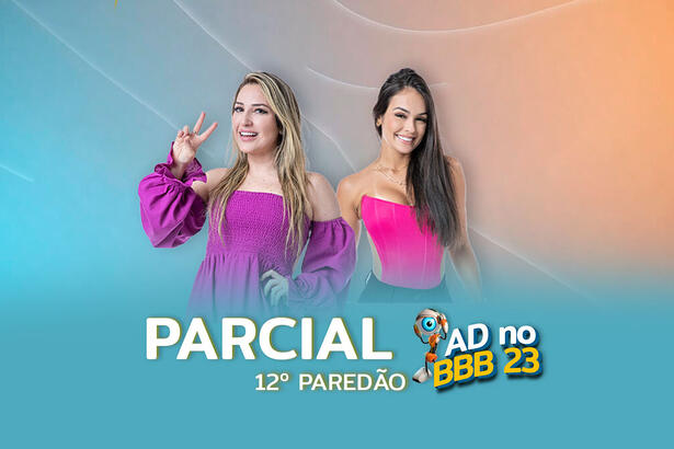 Banner confeccionado pelo Portal Alta Definição para Parcial de Enquete do BBB 23 com Larissa e Amanda