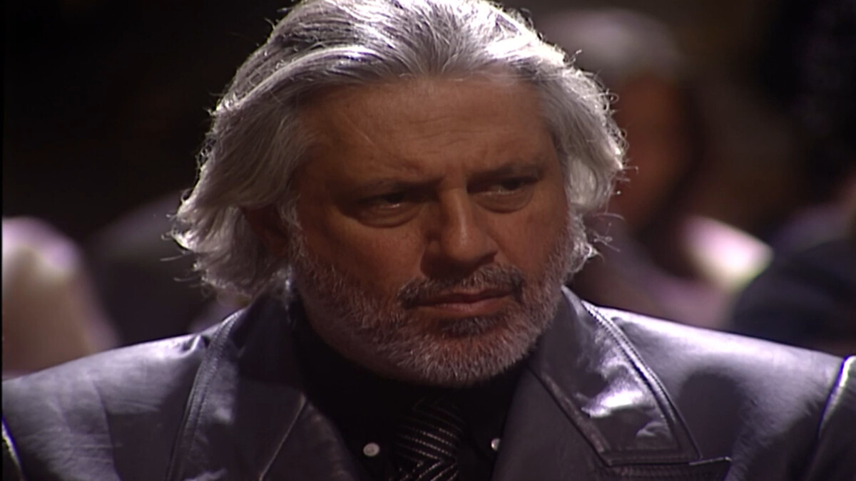Antônio Fagundes, como Bruno Mezenga, em trecho da novela O Rei do Gado