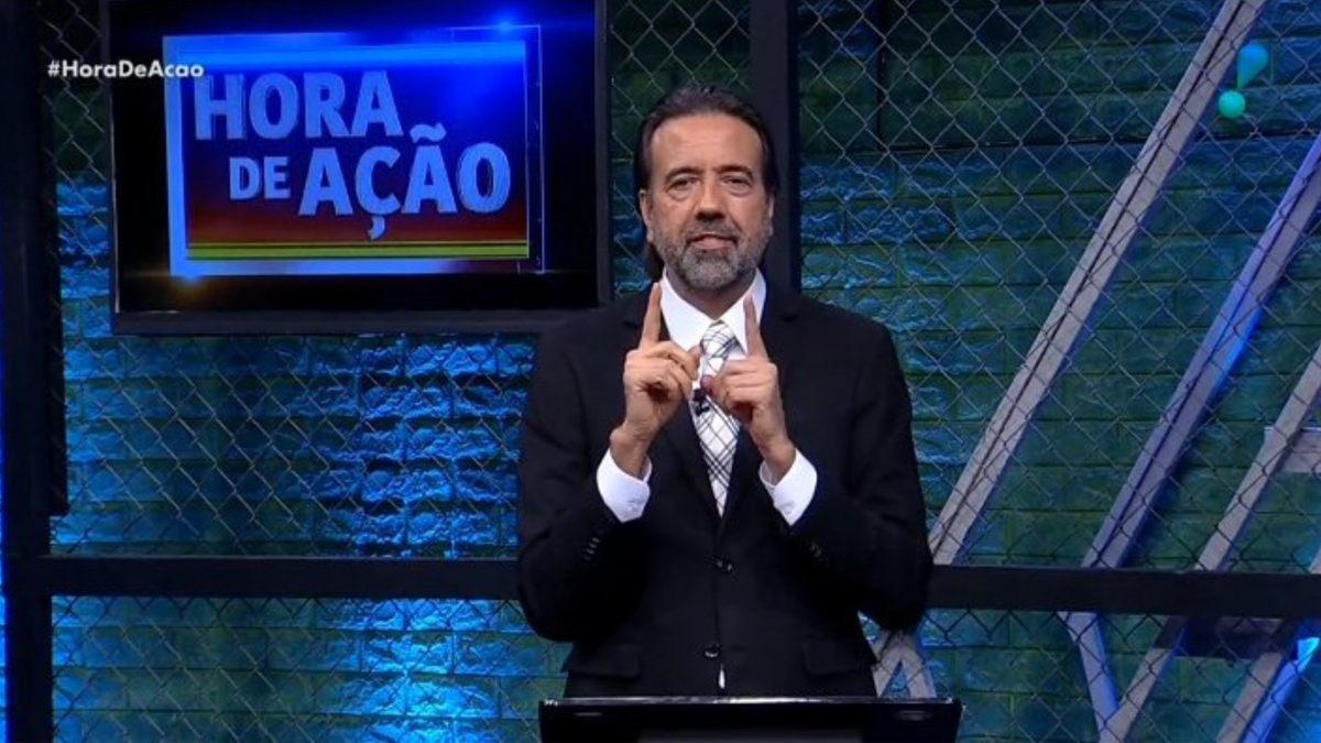 Jorge Lordello em trecho da estreia do Hora de Ação