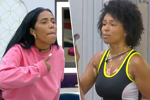 Janielle Nogueira e Natália Deodato em trechos da dicussão no A Grande Conquista