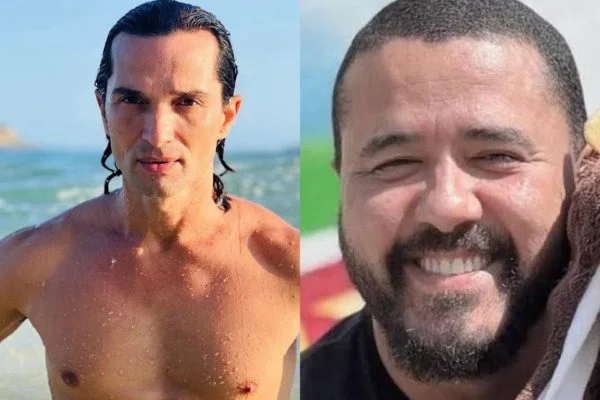 Jeff Machado e Bruno de Souza Rodrigues, suspeito de matar o ator