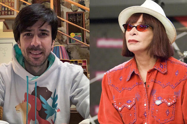 João Lee e Rita Lee em uma montagem