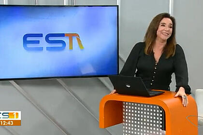 Marisa Orth apresentou telejornal da TV Globo neste sábado (20)