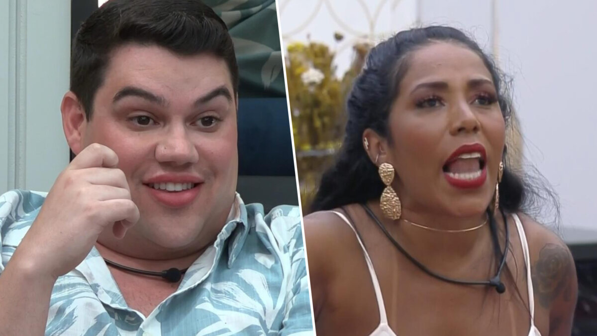 Erick discute com Janielle Rodrigues no A Grande Conquista