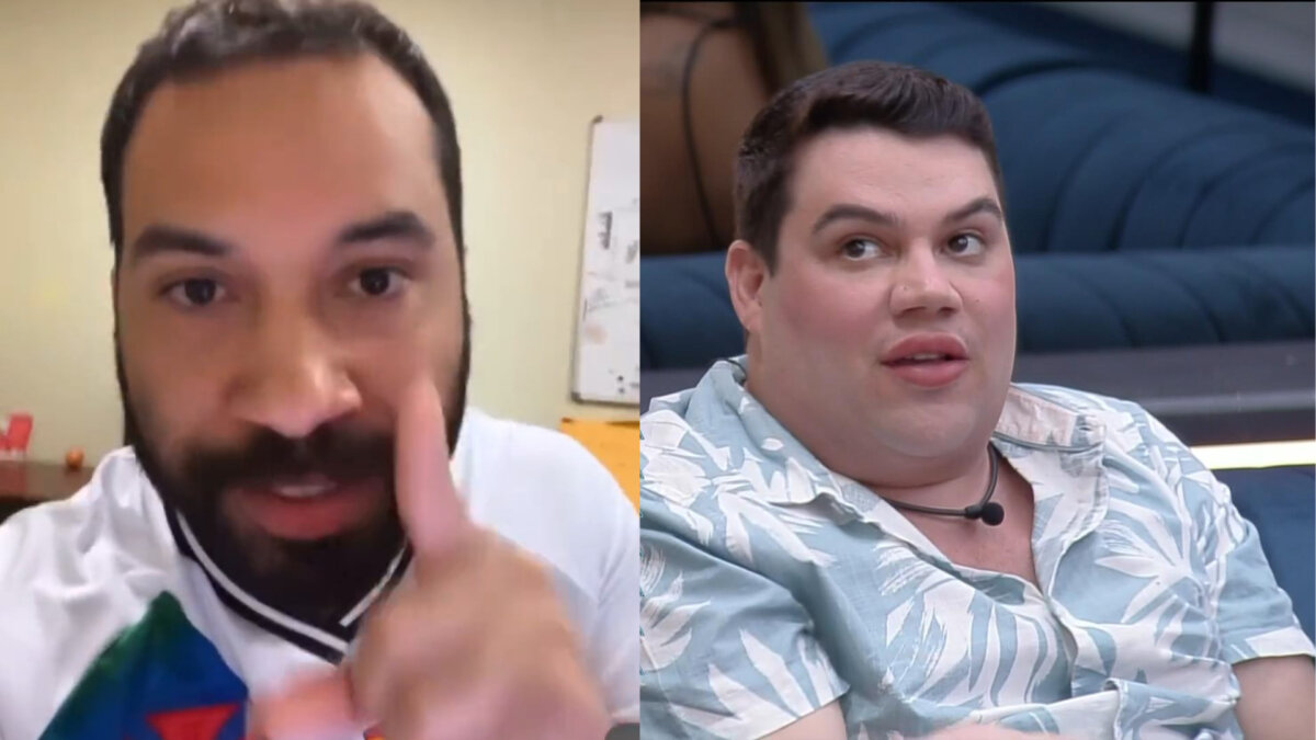 Gil do Vigor levante o dedo para falar contra Erick Ricarte