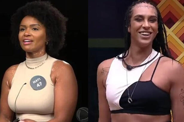 Natália Deodato e Linn da Quebrada em uma montagem