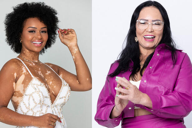 Natália Deodato e Sandra Melquiades em uma montagem