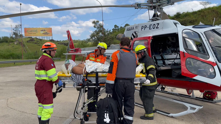 Trecho do Repórter Record Investigação sobre a rotina dos salvamentos nas estradas