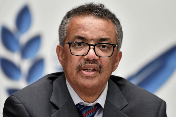 Tedros Adhanom Ghebreyesus. em trecho da coletiva da OMS sobre a covid-19