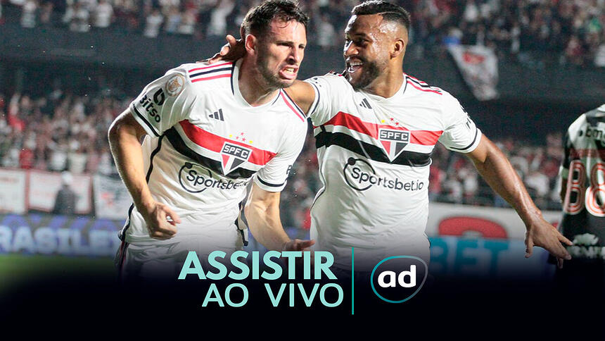 Arte onde assistir ao jogo São Paulo x Goiás, pelo Brasileirão