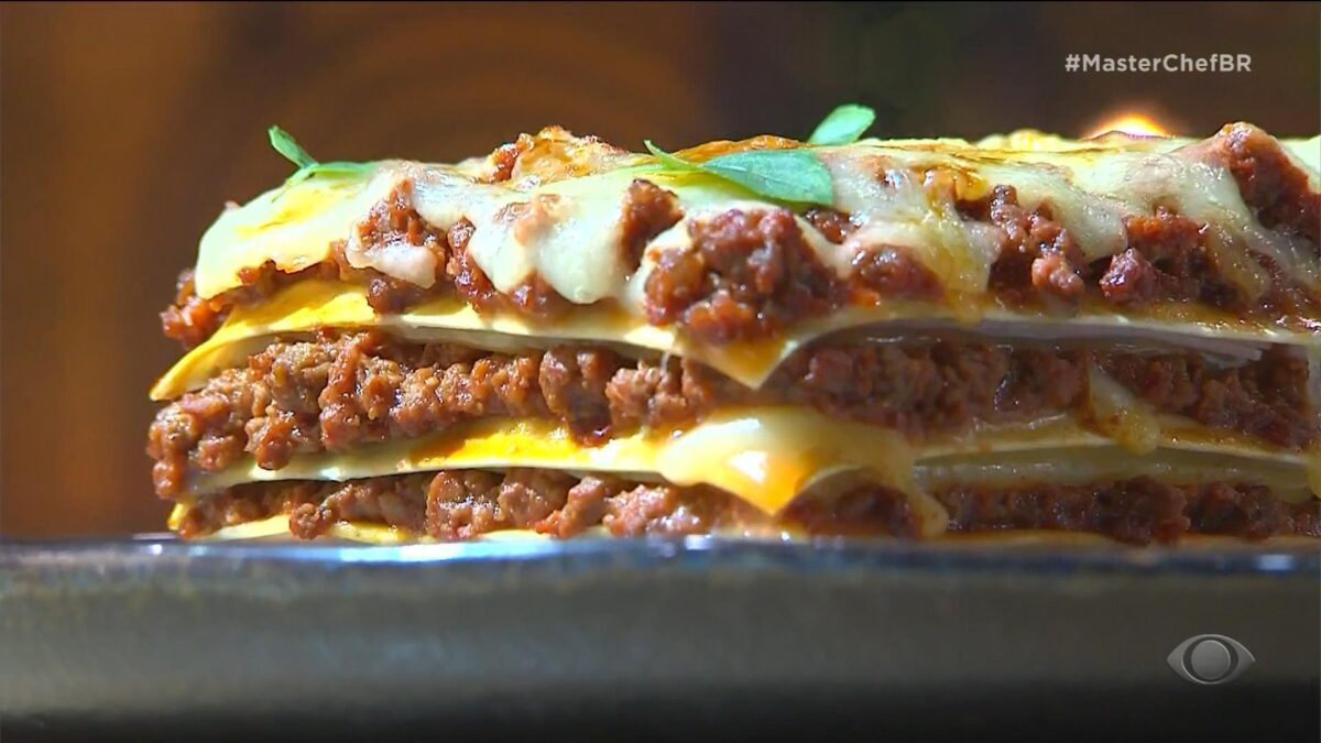 Lasanha à bolonhesa do MasterChef Brasil 10
