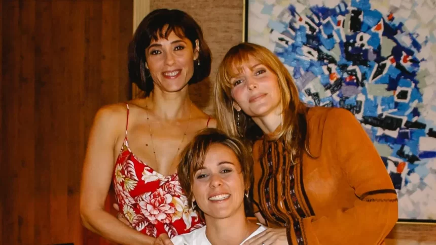 hristiane Torloni, Giulia Gam e Maria Padilha em Mulheres Apaixonadas em imagem de divulgação de Mulheres Apaixonadas