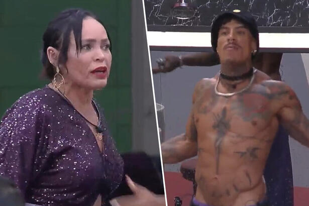Sandra discute feio com Murilo na cozinha do A Grande Conquista por conta de sujeira no banheiro