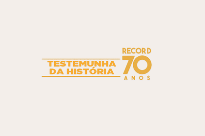 Logo do Blog Testemunha da História que comemora 70 anos da Record TV