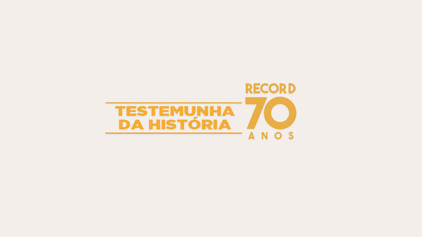 Logo do Blog Testemunha da História que comemora 70 anos da Record TV