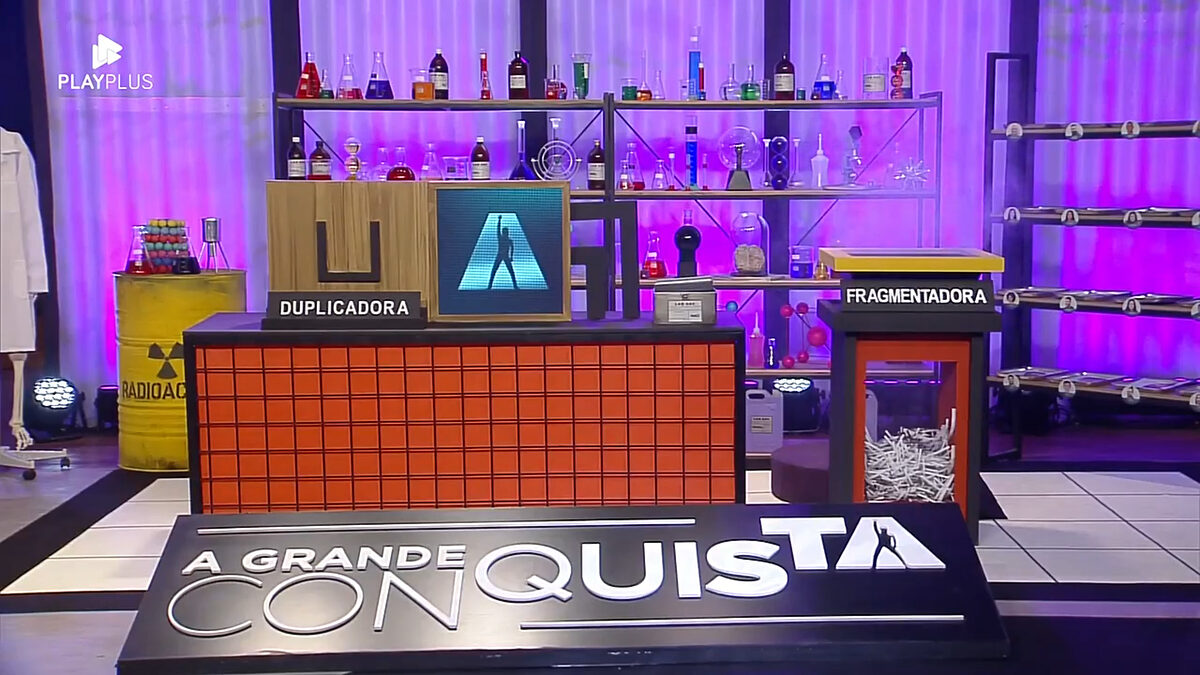 Cenário da 4ª atividade de apontamento do A Grande Conquista, sobre 'duplicar' aliados e 'fragmentar' rivais