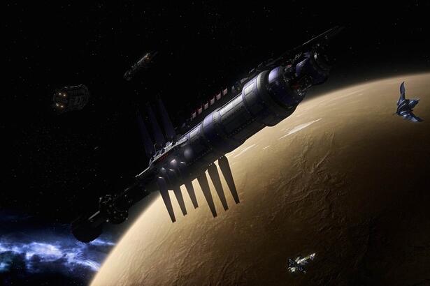 Trecho do filme Babylon 5: A Lenda dos Rangers, exibido pelo SBT