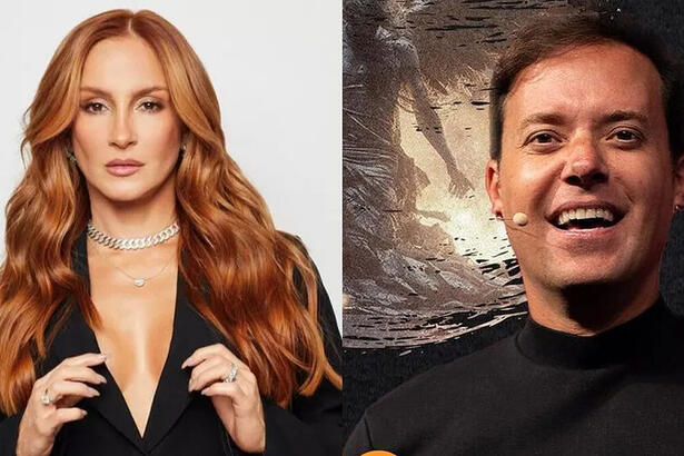 Montagem com Claudia Leitte e André Valadão