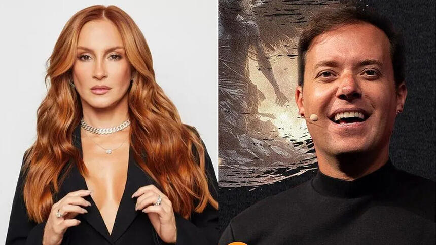 Montagem com Claudia Leitte e André Valadão