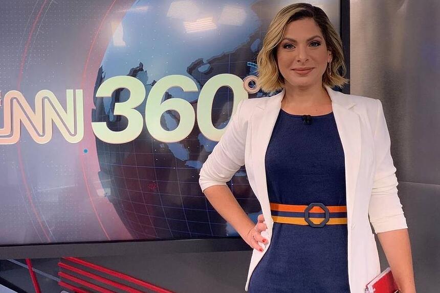 Daniela Lima apresentava o CNN 360º, na CNN Brasil