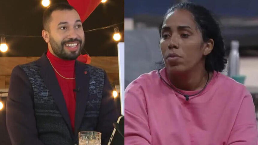 Gil do Vigor e Janielle Nogueira em uma montagem