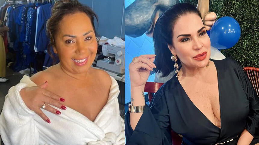 Jacira Santana e Solange Gomes em uma montagem