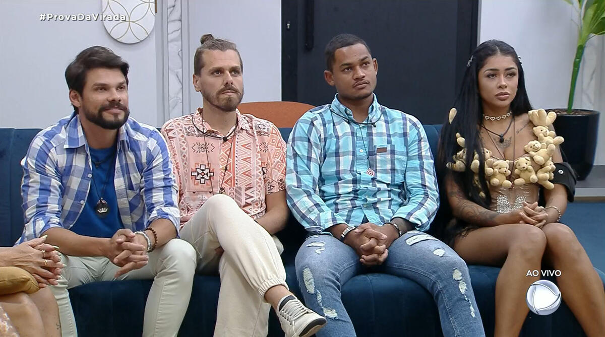Medrado, Suita, Toko e Gabriel disputaram Zona de Risco que terminou com artista eliminada do A Grande Conquista