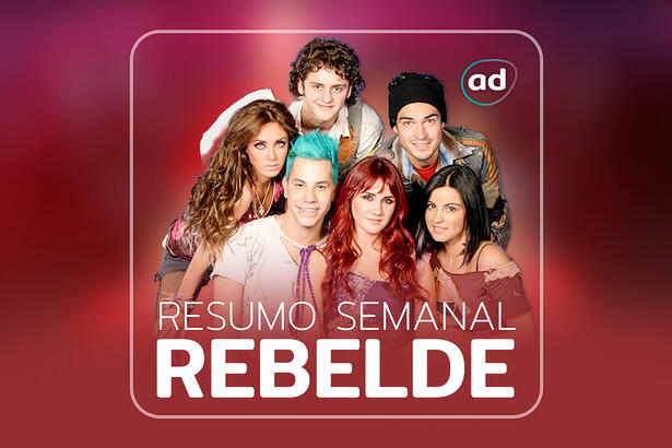 Logo do resumo semanal da novela Rebelde, exibida no SBT