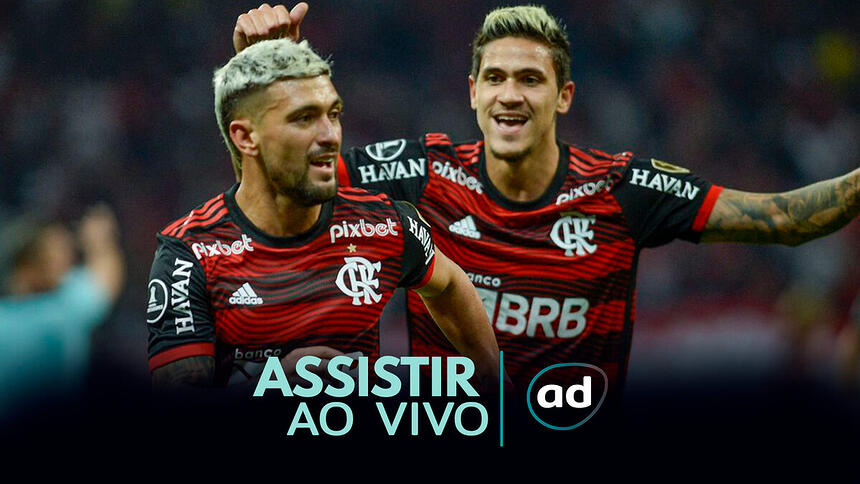 Arte onde assistir Flamengo x Grêmio, pelo Brasileirão