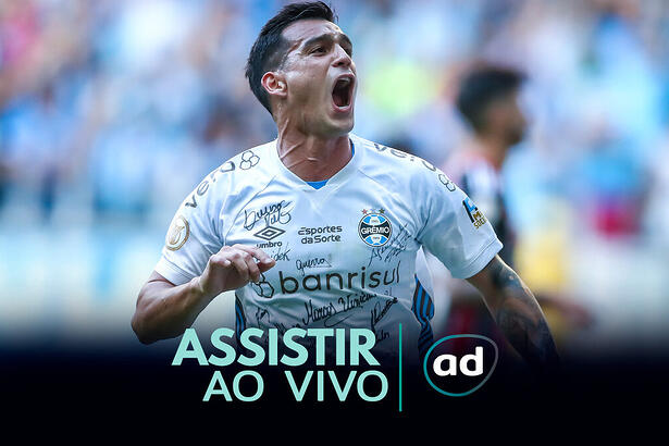 Arte onde assistir ao jogo Grêmio x América/MG, pelo Brasileirão