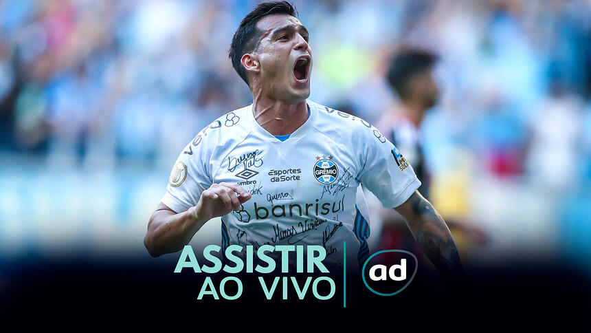 Arte onde assistir ao jogo Grêmio x América/MG, pelo Brasileirão