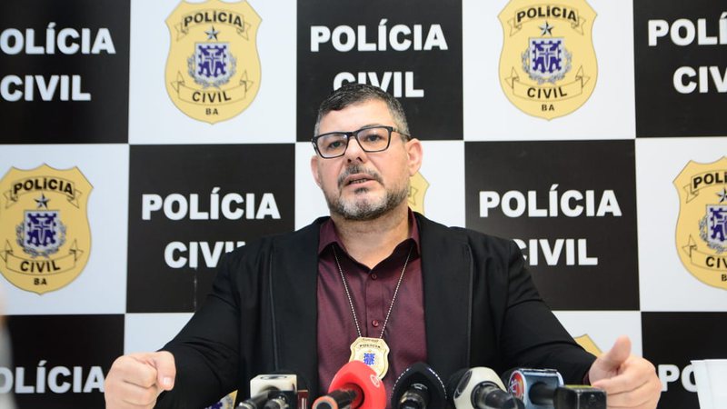Delegado Charles Leão responsável pelo caso do golpe do pix na Record TV Itapoan