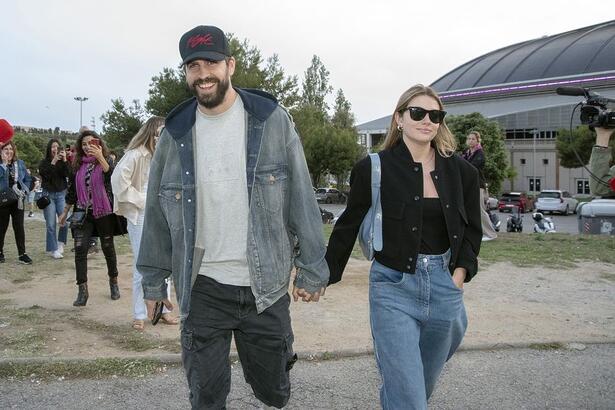 Gerard Piqué com Clara Chía