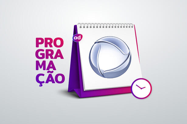 Arte de divulgação da programação da Record TV