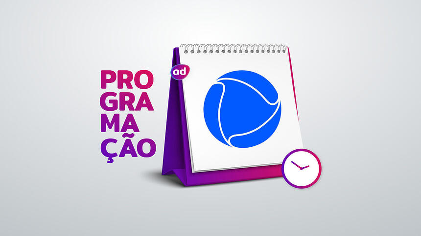 Arte da programação da Record News