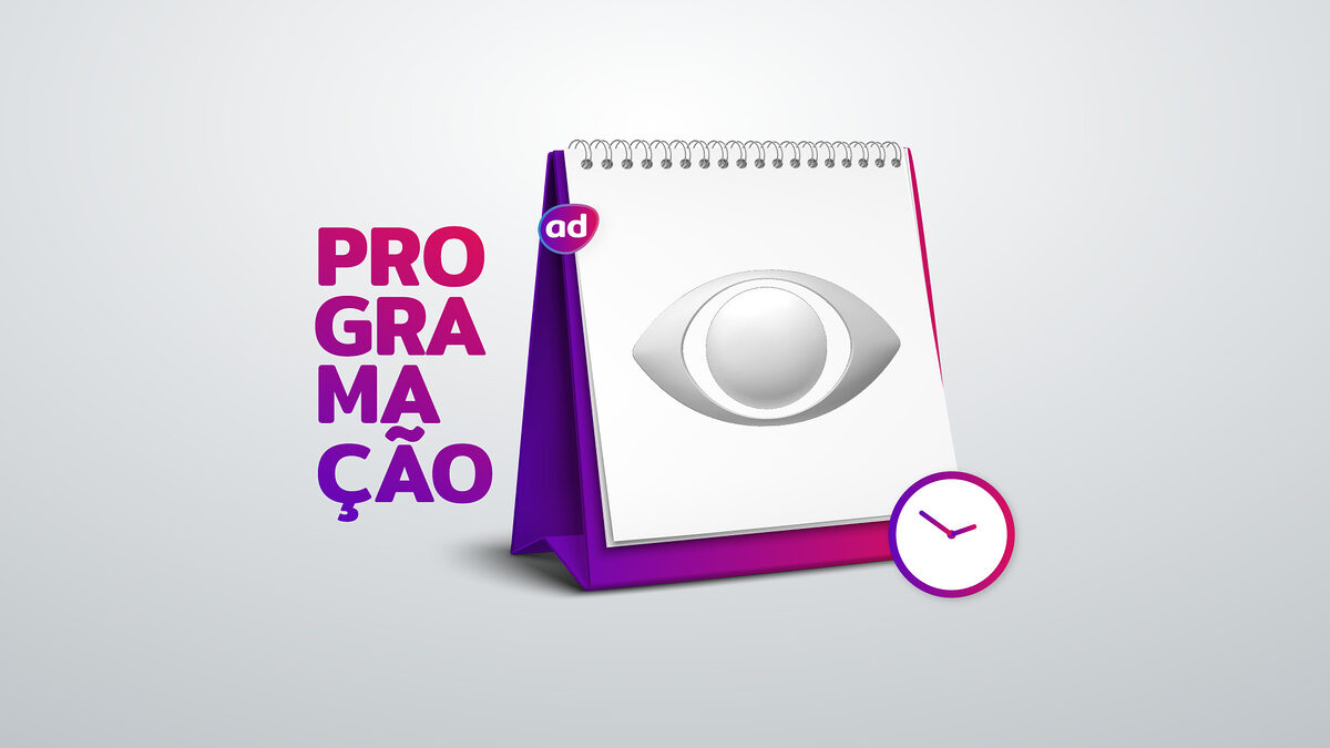 Arte de divulgação da programação da Band