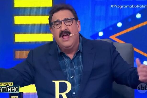 Ratinho enfurecido criticando a Parada LGBTQIA+ no Programa do Ratinho