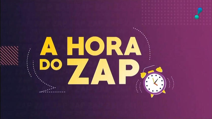 Logo do programa A Hora do Zap na RedeTV!