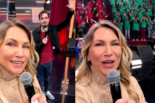 Anne Lottermann fez agradecimento especial nas últimas gravações do Faustão na Band