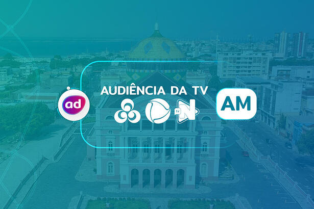 Logo dos dados consolidados de audiência da TV de Manaus, capital do Amazonas