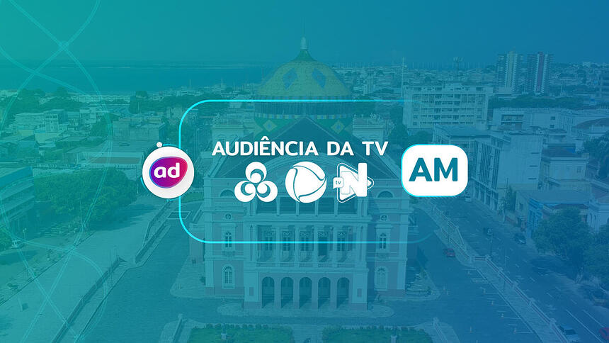 Logo dos dados consolidados de audiência da TV de Manaus, capital do Amazonas