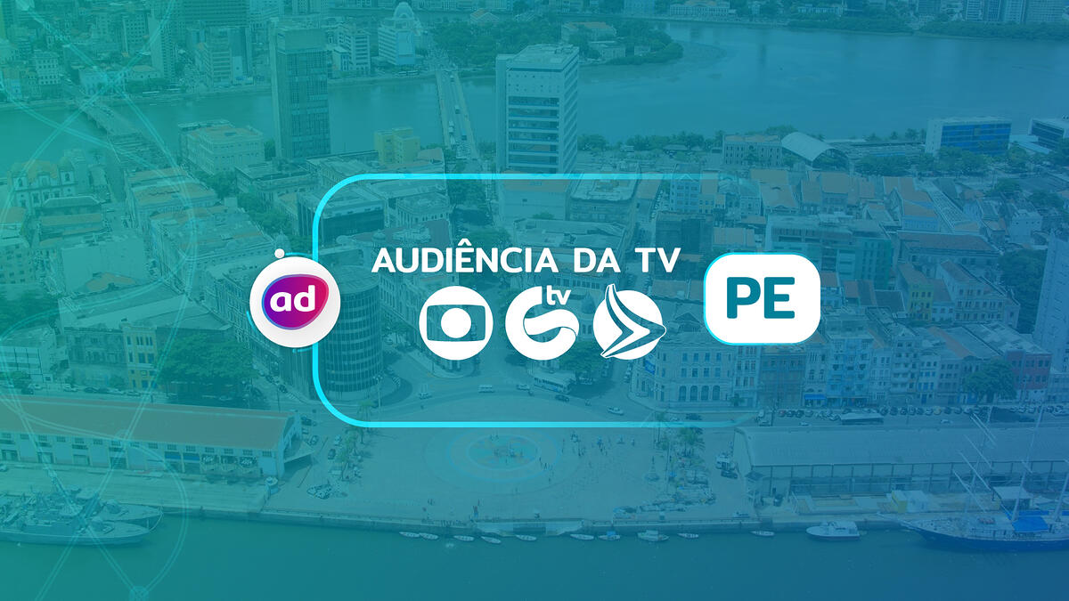 Arte de divulgação dos dados consolidados de audiência da TV Recife, Pernambuco
