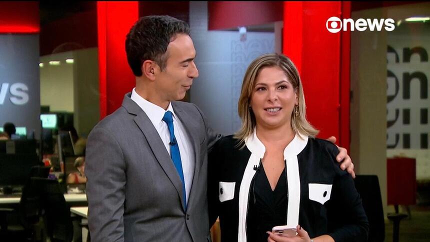 César Tralli recebe Daniela Lima na GloboNews