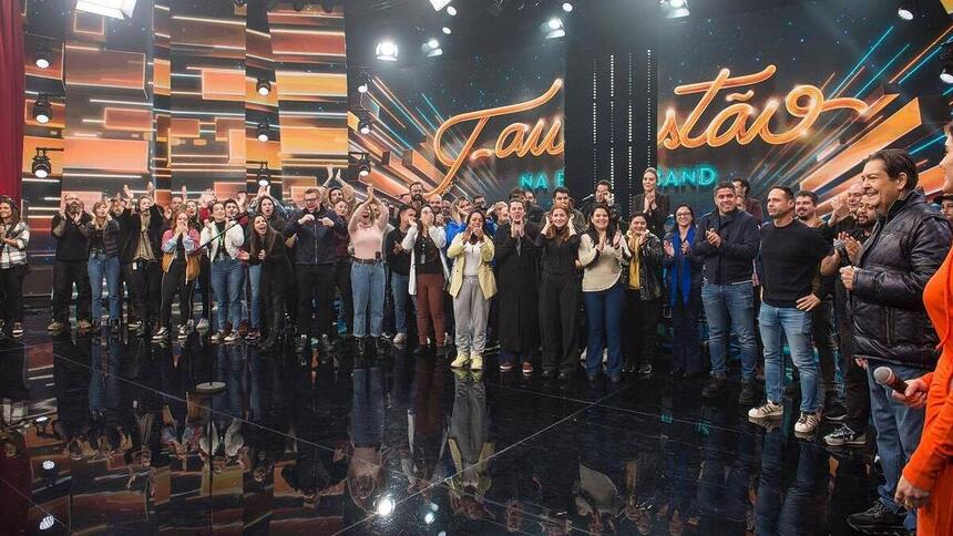 Faustão gravou despedida de seu programa na Band