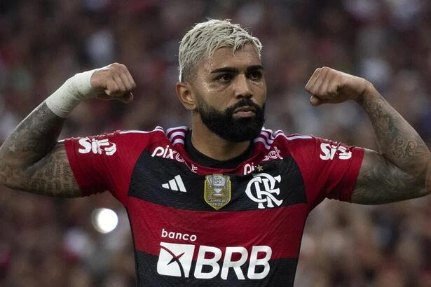 Gabigol, jogador do Flamengo, elogiado por narrador